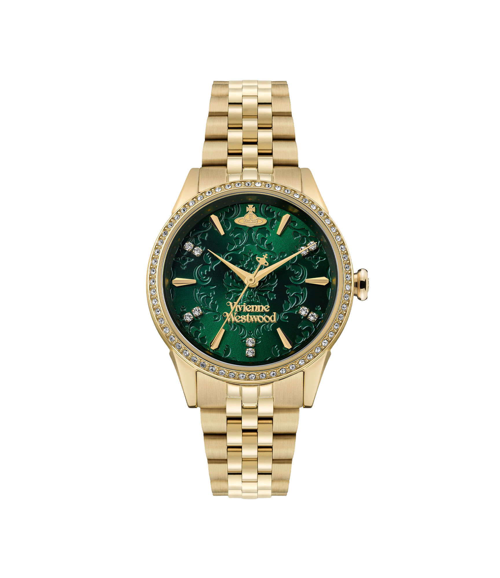 Vivienne Westwood Little Wallace 32mm Green Gold Watch – Silvermoon