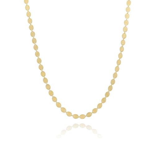 Gold Plated Sunburst Chain Necklace