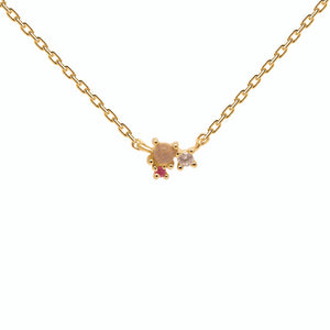 Gold Plated Atelier Rose Blush Necklace