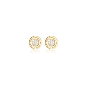 Gold Plated Reflection Signature Stud