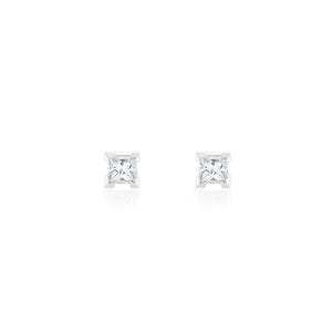 18ct White Gold Stella Diamond Stud Earrings