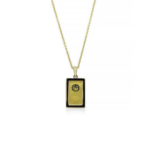 9ct Yellow Gold Ignot Pendant
