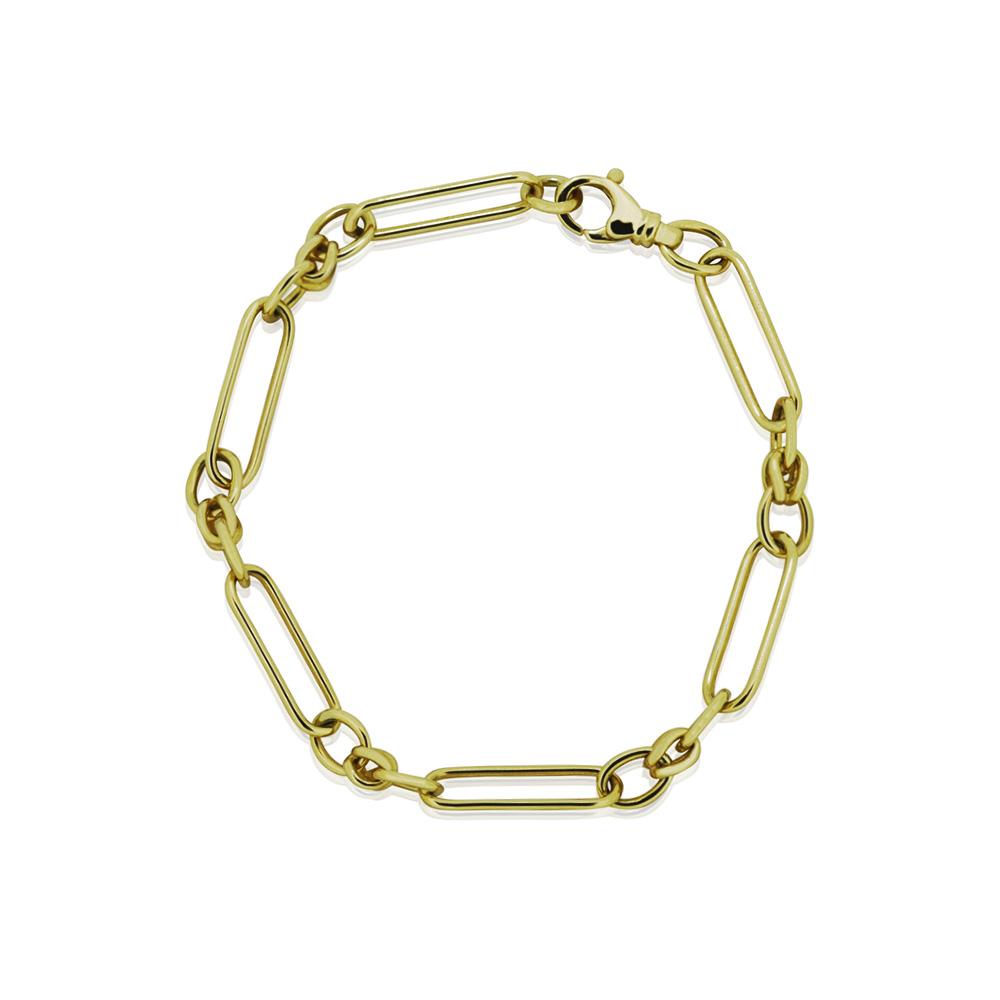 18ct Yellow Gold Cable Chain Bracelet