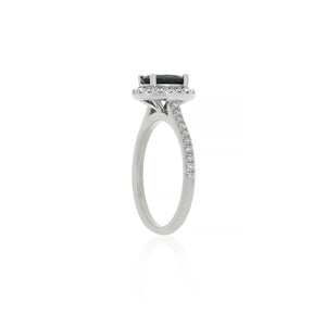 18ct White Gold Amelia Sapphire Diamond Ring