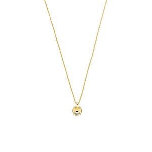 Gold Plated Disc Pendant