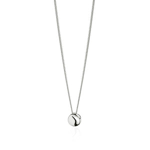 Silver Kiwi Necklace