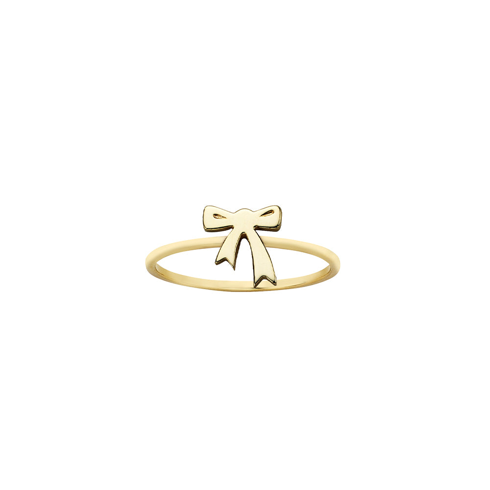 Karen Walker 9ct Gold Mini Bow Ring