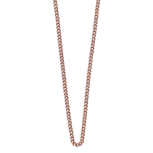 18ct Rose Gold Vermeil Plated Bespoke Curb Chain