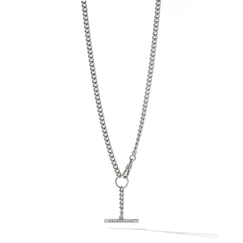 Silver Fob Chain Necklace