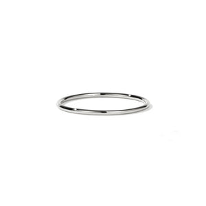 Silver Halo Ring - 1MM