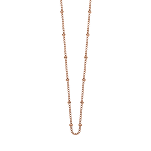18ct Rose Gold Vermeil Plated Bespoke Ball Chain