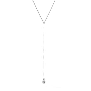 Sterling Silver Lumière Lariat Necklace