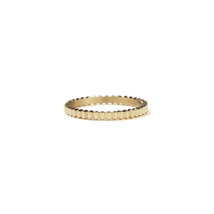 9ct Yellow Gold Solaire Band Narrow