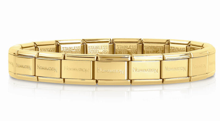 Nomination Classic Bracelet Base 030001/008 Gold IP