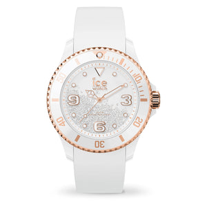 Ice Watch crystal White rose-gold Smooth