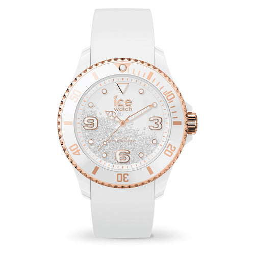 Ice Watch crystal White rose-gold Smooth