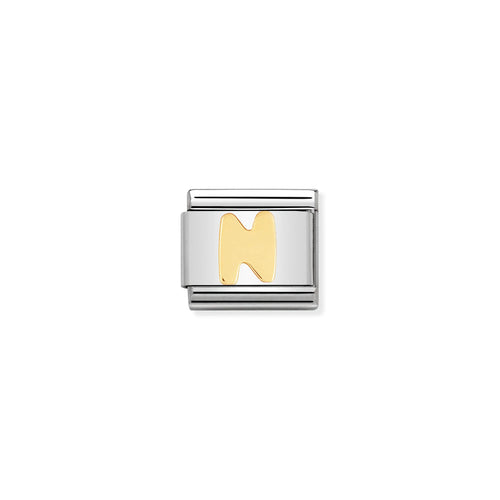 COMPOSABLE CLASSIC LINK 030101/14 LETTER N IN 18K GOLD