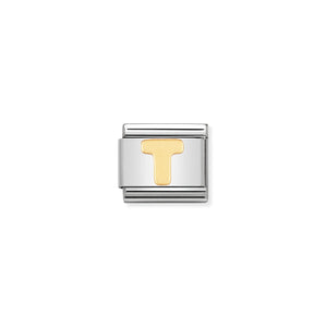 COMPOSABLE CLASSIC LINK 030101/20 LETTER T IN 18K GOLD