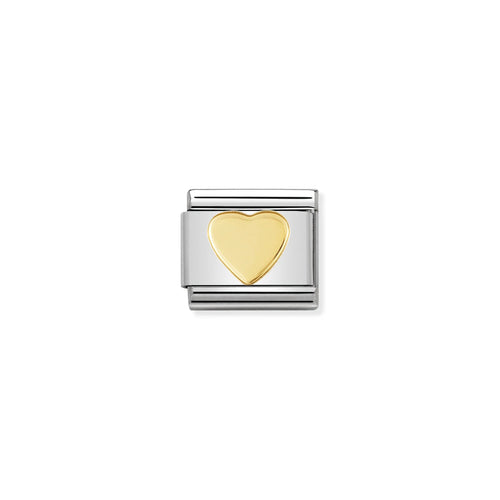 COMPOSABLE CLASSIC LINK 030116/02 HEART IN 18K GOLD