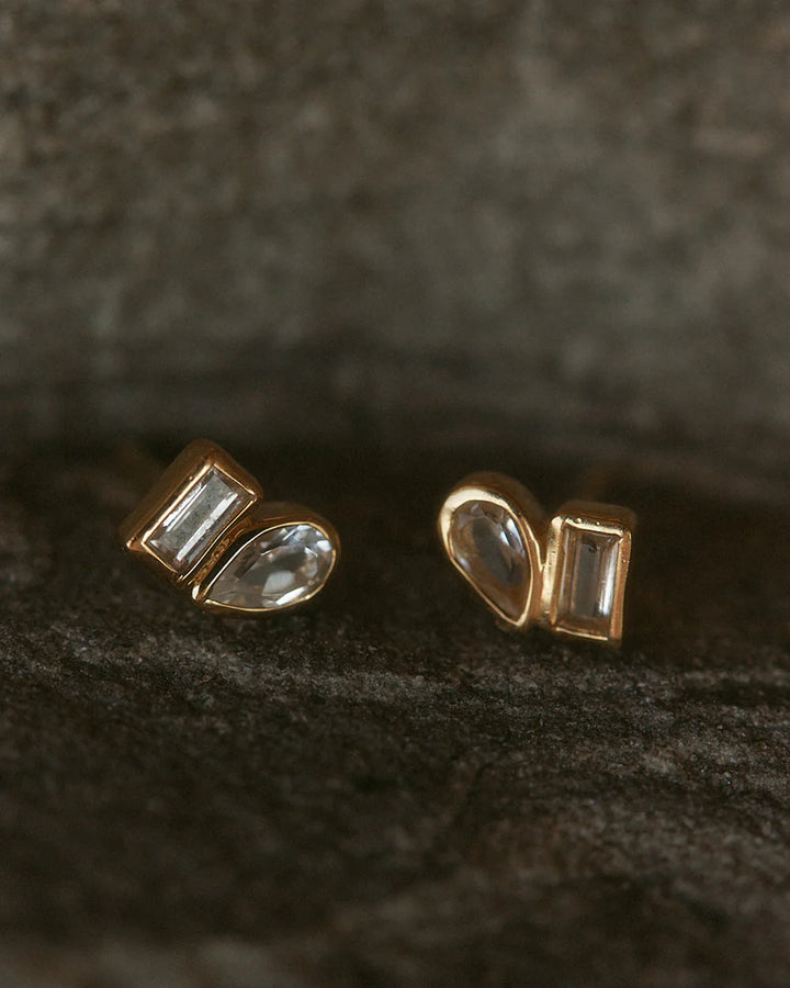 Kirstin Ash Place Studs 18ct Gold Plated