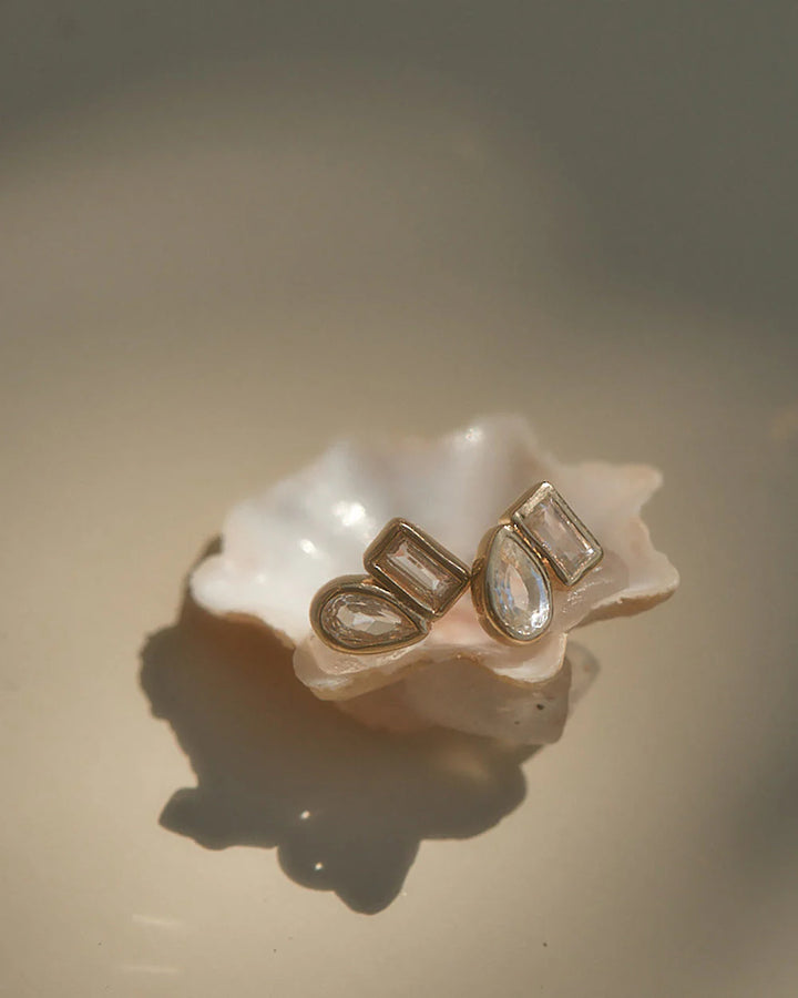 Kirstin Ash Place Studs 18ct Gold Plated