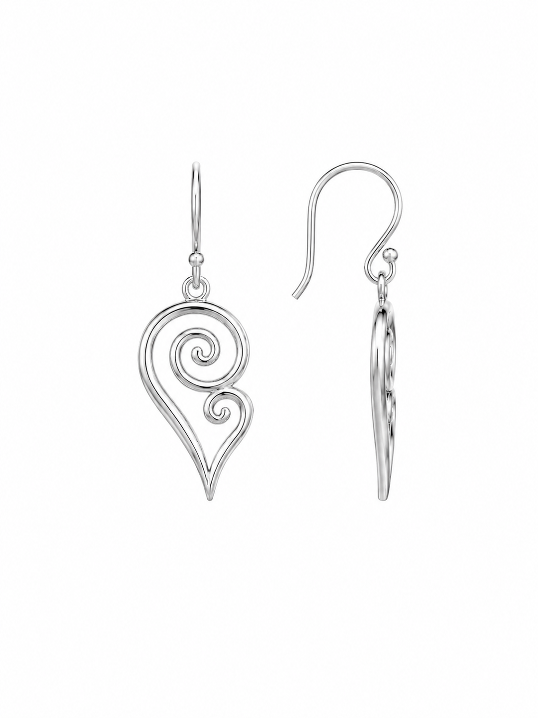 LT Sterling Silver Fern Frond Awakening Earrings