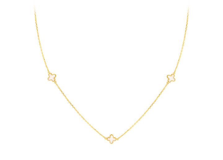 LT 9ct Yellow Gold Bella Trinity Necklace