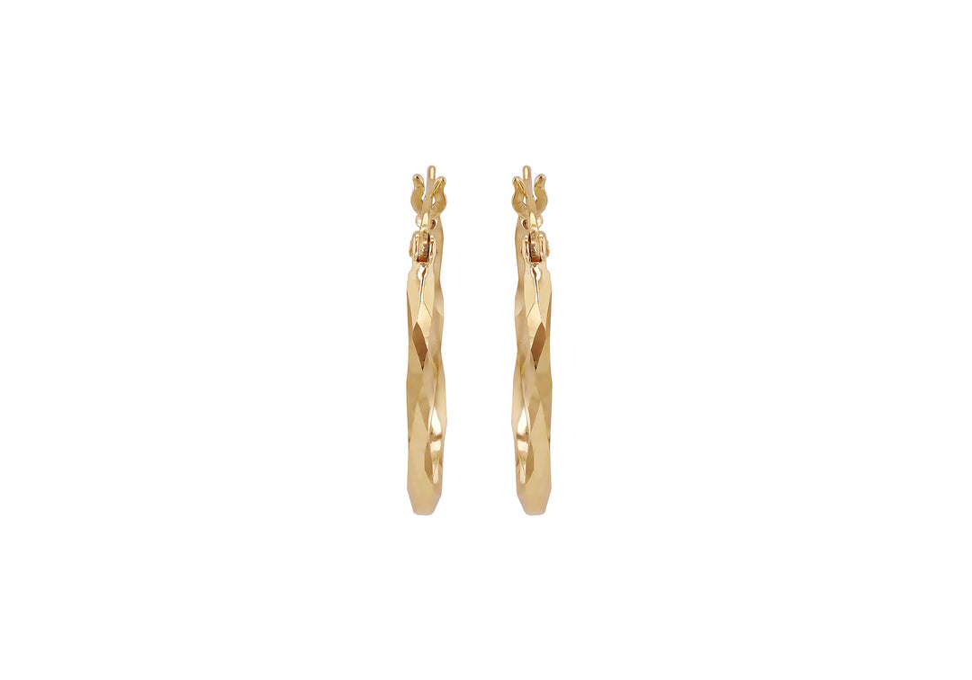 LT 9ct Yellow Gold Katya Hoops