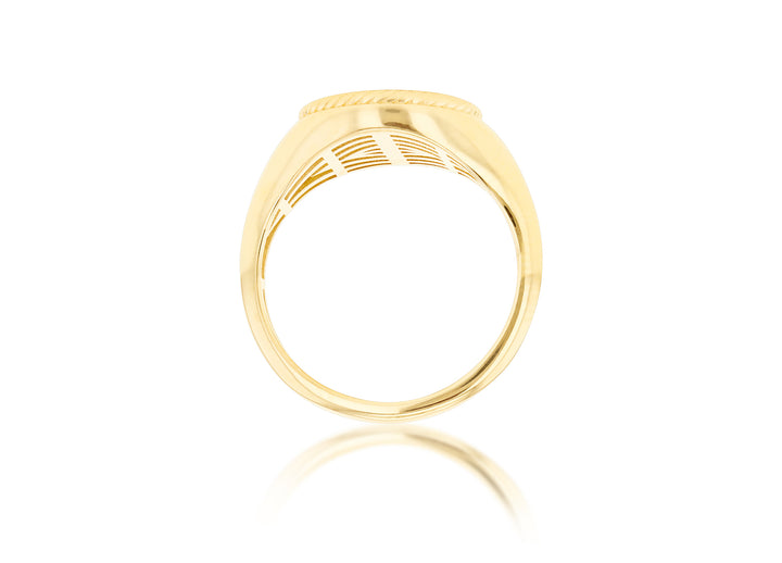 LT 9ct Yellow Gold Coco Signet Ring