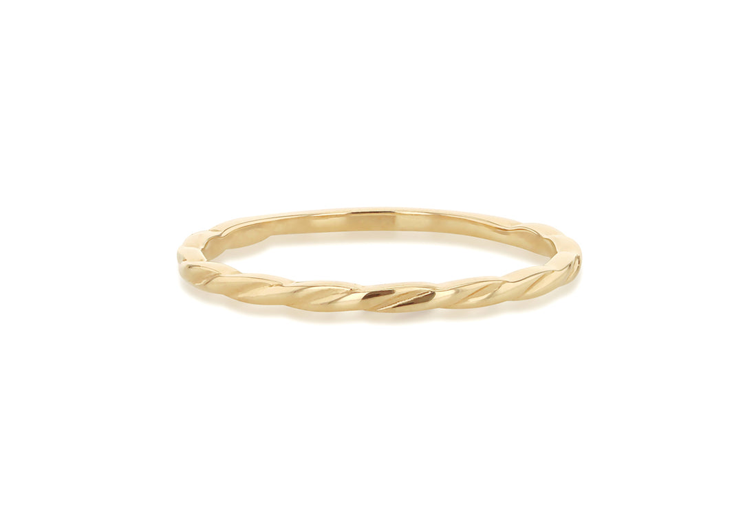 LT 9ct Yellow Gold Georgia Stacker Ring