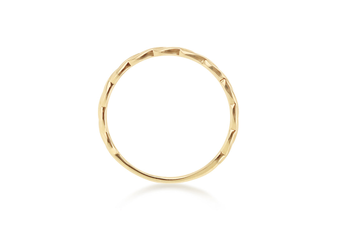 LT 9ct Yellow Gold Georgia Stacker Ring