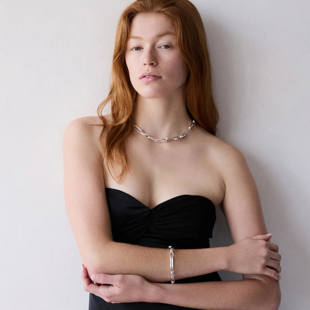 Najo Veronica Silver Necklace (45cm)