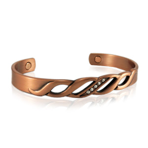 KIA ORA COPPER CROSSOVER W CZ CUFF