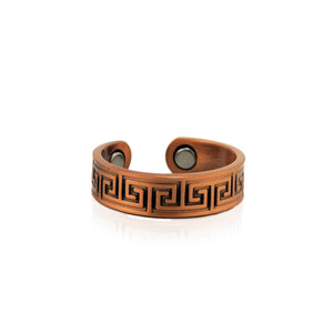 KIA ORA COPPER AZTEC RING