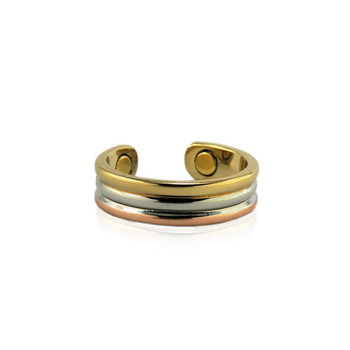 KIA ORA COPPER TRI TONE RING