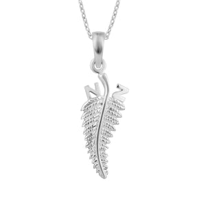 ARGENTO STERLING SILVER NZ FERN NECKLACE