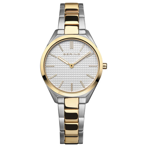 Bering Ladies Ultra Slim Two Tone Watch