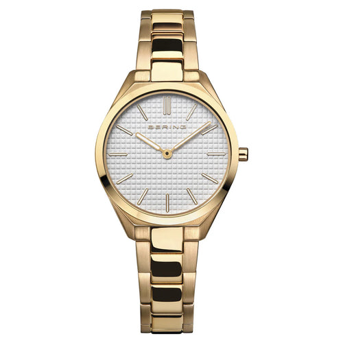 Bering Ladies Ultra Slim Gold Watch