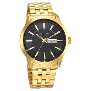 Titan Regalia Opulent Champagne Dial Analogue Stainless Steel Strap watch for Me