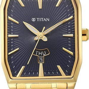 Titan Regalia Opulent Black Dial Watch for Men