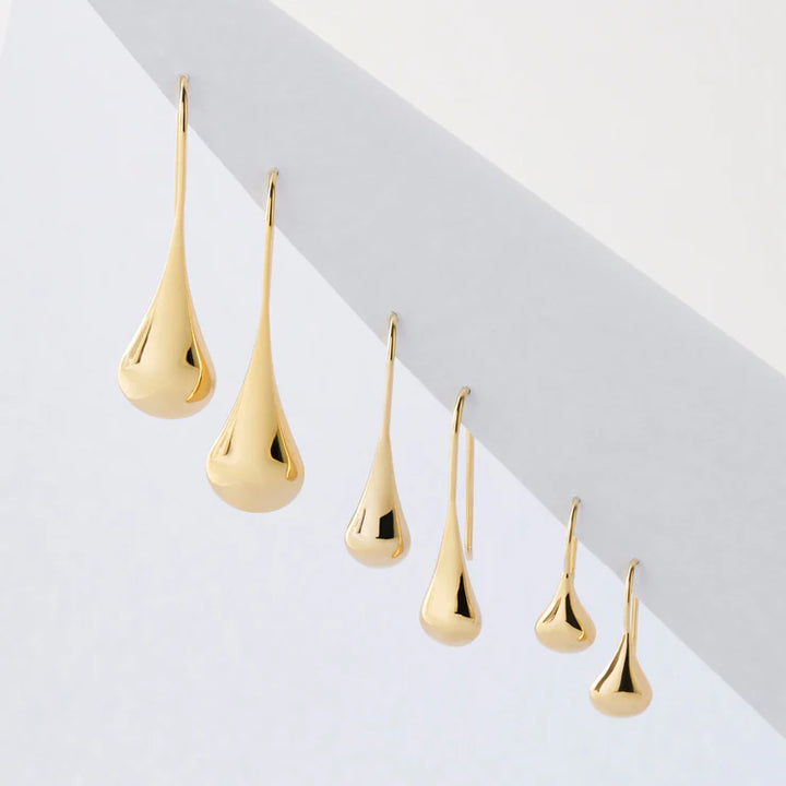 Najo Baby Tears Yellow Gold Earring