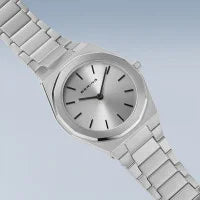 Berring Classic Polished Brushed Silver 32mm Watch