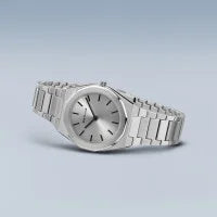 Berring Classic Polished Brushed Silver 32mm Watch