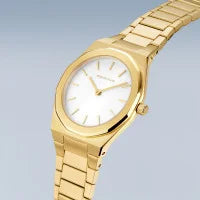 Berring Classic Polished Brushed Gold 32mm Watch