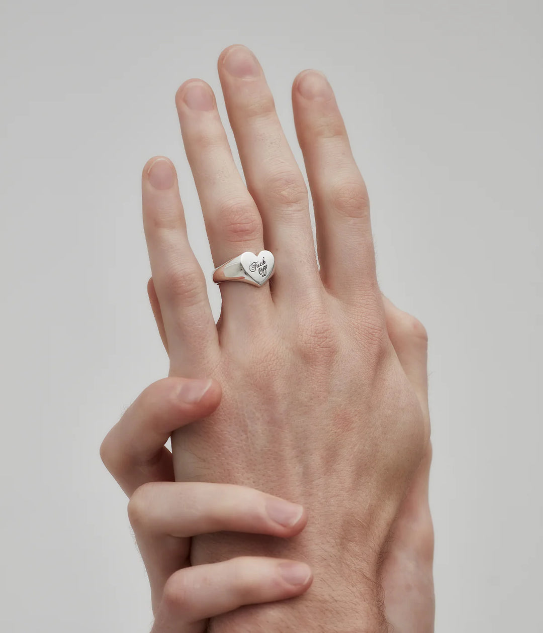 Stolen Silver Warm Welcome Heart Ring