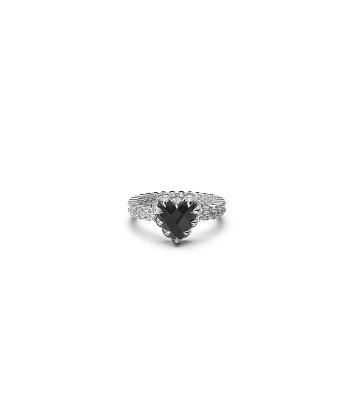 Stolen Mini Love Claw Ring - Onyx