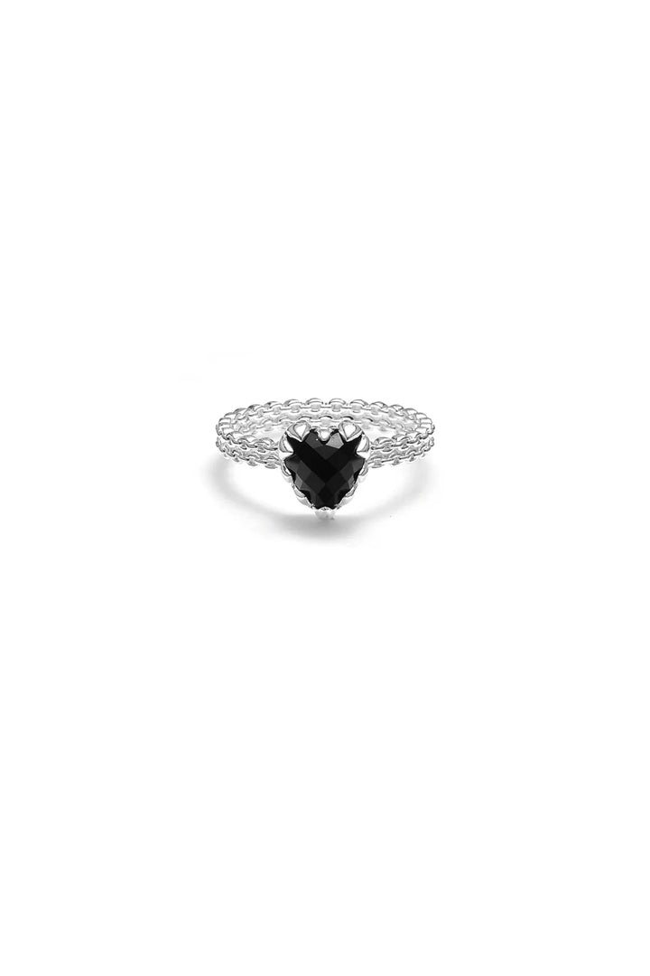Stolen Mini Claw Ring - Onyx