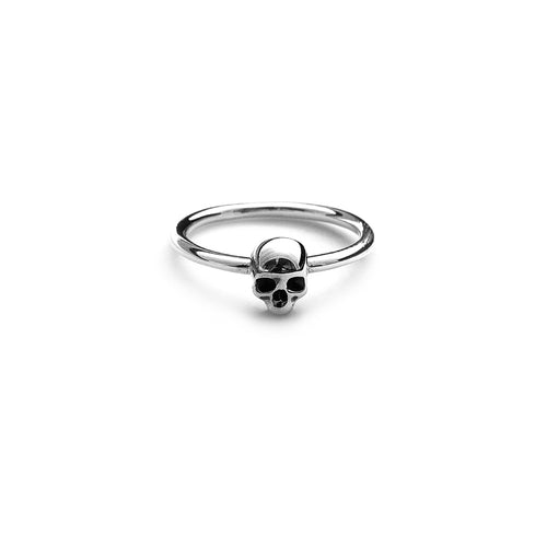 Stolen Silver Micro Skull Ring