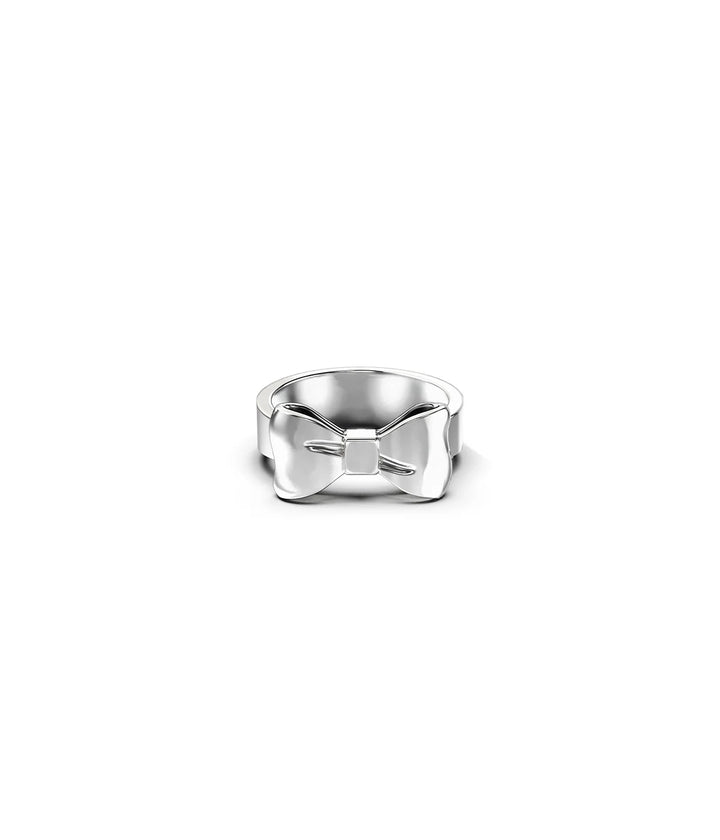 Stolen Silver Large Bow Ring