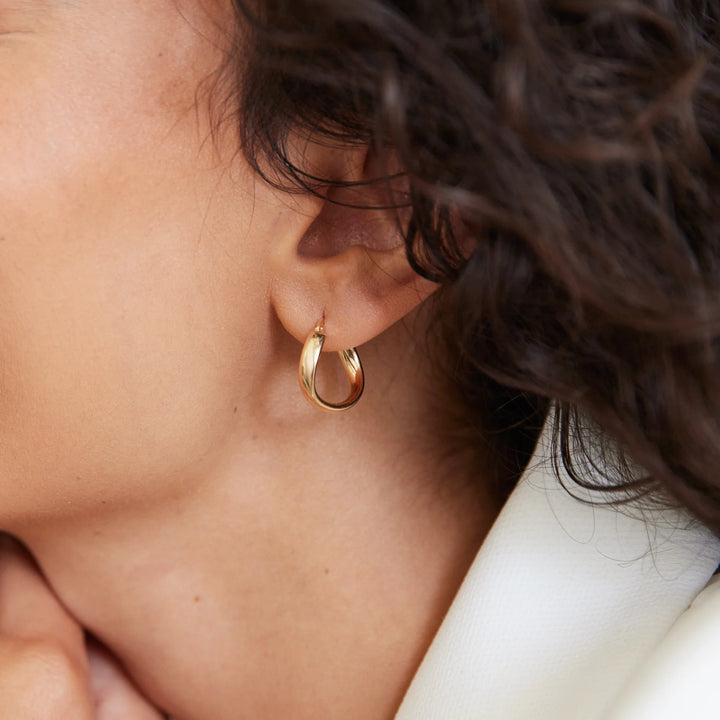 Najo Eddy Yellow Gold Hoop